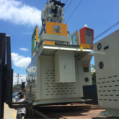 Máquina de moldeo por inyección de placa de una sola diapositiva vertical 55T