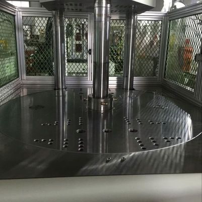 Máquina de moldeo por inyección de plástico vertical de 55 toneladas con mesa giratoria