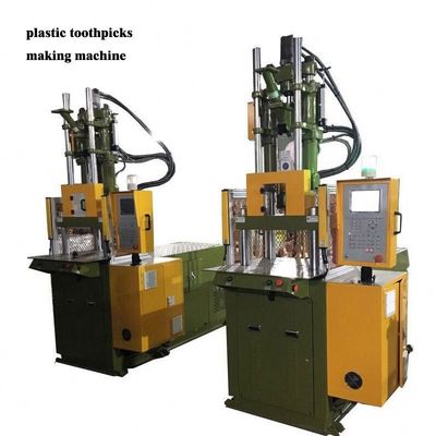 Vertical Mini Servo automático máquina de moldeo de inyección de plástico hacer 55ton palillos de dientes